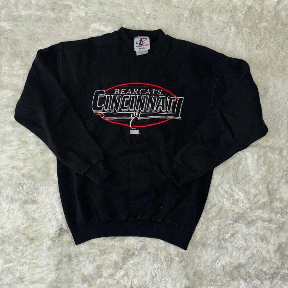 Vintage 1990s Logo Athletic Cincinnati Bearcats Crewneck Sweatshirt